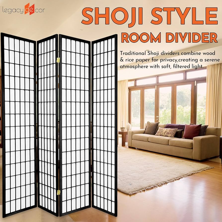 Amazon.com: Legacy Decor 4 Panels Room Divider - Portable